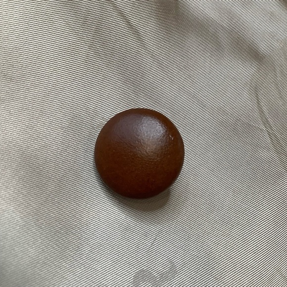 VINTAGE 70's Menswear Brown Leather Blazer - Picture 9 of 16